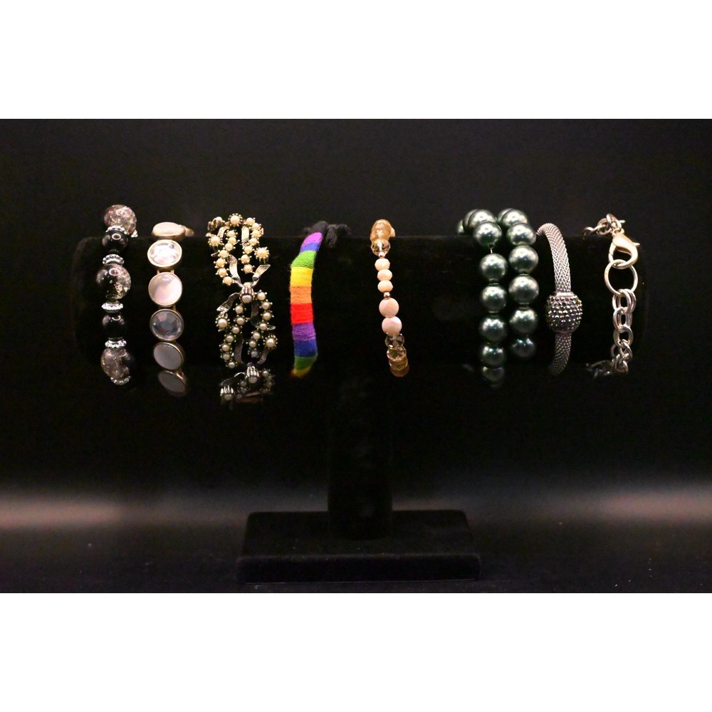 Vintage & Modern Bracelet Lot Mixed Jewelry Accessories Fashion Outfit Accent